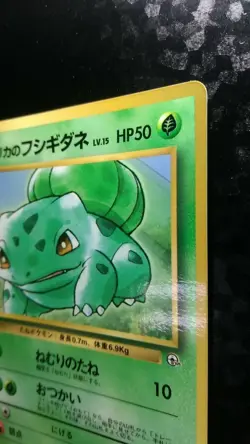 Erika's Bulbasaur Pokemon Card Japanese Nintendo No.001 Glossy Corocoro Promo - Image 5