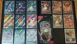 Pokemon Charzard LOT 15 Cards + Phantasmal Flames Blister Pack - Image 1