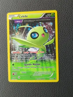 Celebi XY93 - Holo Swirl - Black Star Promo - 2015 Pokemon Card - LP - Image 1