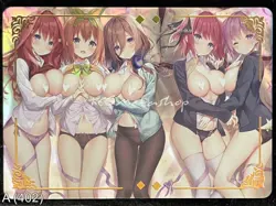 🔥 A 402 Quintessential Quintuplets Goddess Story Anime Waifu Card ACG 🔥 - Image 2