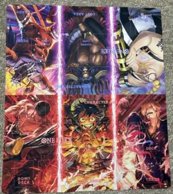 Bandai One Piece Card Game Monkey D. Luffy vs Kaido 2 Player Playmat - Unplayed - Image 1