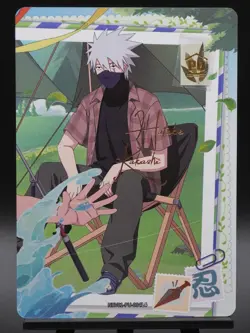 Kakashi Hatake NRV01-PU-004L4 English Naruto Kayou Card Heavens Scroll NM - Image 1
