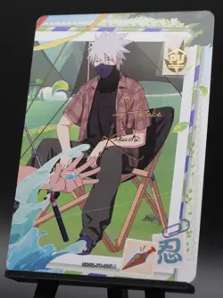 Kakashi Hatake NRV01-PU-004L4 English Naruto Kayou Card Heavens Scroll NM - Image 3