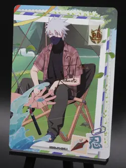 Kakashi Hatake NRV01-PU-004L4 English Naruto Kayou Card Heavens Scroll NM - Image 4