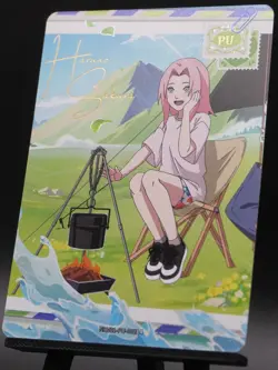 Sakura Haruno NRV01-PU-002L4 English Naruto Kayou Card Heavens Scroll NM - Image 3