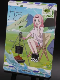 Sakura Haruno NRV01-PU-002L4 English Naruto Kayou Card Heavens Scroll NM - Image 4