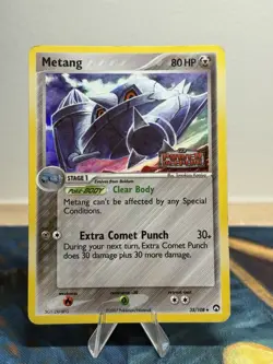Metang 35/108 Pokemon Ex Power Keepers Reverse Holo Stamped Pokemon Card - Image 1