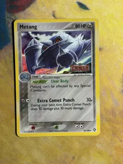 Metang 35/108 Pokemon Ex Power Keepers Reverse Holo Stamped Pokemon Card - Image 2