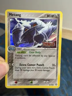 Metang 35/108 Pokemon Ex Power Keepers Reverse Holo Stamped Pokemon Card - Image 3