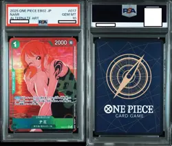 PSA 10 Nami EB02-017 ANIME 25th COLLECTION Extra Booster ONE PIECE Card Japanese - Image 1