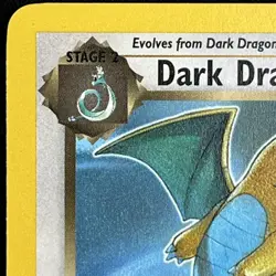 Dark Dragonite 22/82 Team Rocket Non-Holo WOTC Vintage Pokemon Card Near Mint - Image 3