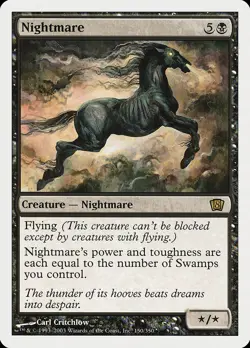 4x Nightmare - MP - 8th/9th Edition - SPARROW MAGIC mtg - Image 1