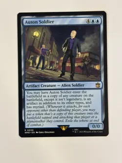Auton Soldier Universes Beyond: Doctor Who Magic the Gathering MTG - Image 1