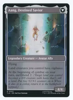 Aang, at the Crossroads #0203 MTG Avatar: The Last Airbender Magic The Gathering - Image 2