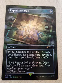 Expedition Map - Foil 7053 - Uncharted Secret Lair - Mtg - Image 1