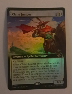 Claim Jumper Ext Art FOIL NM Outlaws of Thunder Junction MTG Magic the Gathering - Image 1