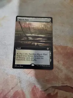 Marsh Flats Extended Art Foil Modern Horizons 2 MTG NM - Image 1