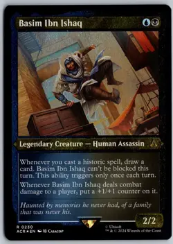 Basim Ibn Ishaq (Foil Etched) Universes Beyond: Assassin's Creed 230 - Image 1