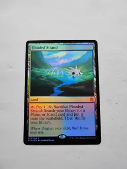[1x] Flooded Strand - Foil LP, English Khans of Tarkir MTG Magic - Image 1