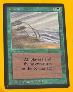 MTG HURRICANE Beta (OldManMTG 007-748) - Image 1
