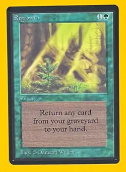 MTG REGROWTH Beta (OldManMTG 012-143) - Image 1