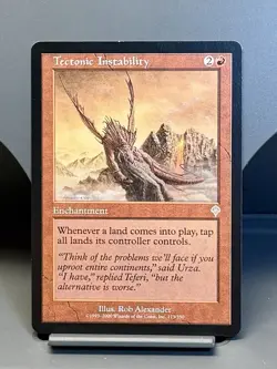 MTG Tectonic Instability - Invasion - Magic the Gathering X1 NM - Image 1