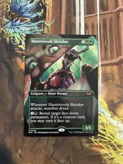 Hauntwoods Shrieker Borderless Duskmourn: House of Horror Near Mint MTG - Image 1