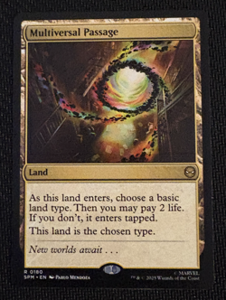 Multiversal Passage (0180) (Rare) (Non-Foil) Marvel's Spider-Man M/NM - Image 1