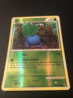 POKEMON TCG ODDISH 60/90 REVERSE FOIL HG&SS UNDAUNTED SET 2010!! - Image 1