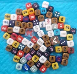 Large Lot of 75 6-sided Dice Collection For Gaming - Pokemon - Random as shown - Image 1