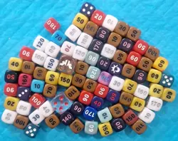 Large Lot of 75 6-sided Dice Collection For Gaming - Pokemon - Random as shown - Image 2