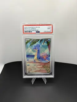 PSA 9 Misty’s Lapras 194/182 Pokemon TCG Destined Rivals Illustration Rare - Image 1