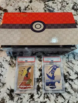 【Full set】PSA 10 Pikachu 227 Cramorant 226 Stamp Box PROMO Japanese Pokemon - Image 1