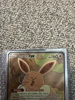 Pokemon TCG Eevee GX SM233 Full Art Black Star Promo Sun & Moon - Image 2
