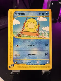 Psyduck Aquapolis Non Holo 104/147 Pokemon E Reader Vintage 2002 WOTC NM - Image 1