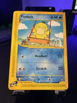 Psyduck Aquapolis Non Holo 104/147 Pokemon E Reader Vintage 2002 WOTC NM - Image 4