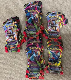 Pokemon Mega Evolution Phantasmal Flames Sleeved Booster Pack NEW - Image 3