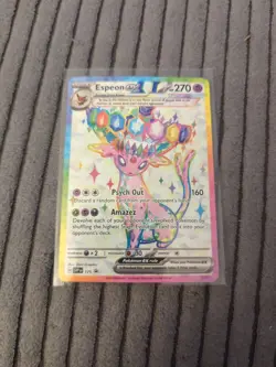 Pokemon Prismatic Evolutions Espeon ex 175 Promo NM/M - Image 1