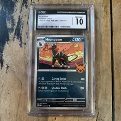 Houndoom (2024) Trick or Trade BOOster 133/197 Pokemon TCG CGC Gem Mint 10 - Image 1