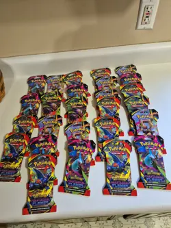 Sealed Pokemon TCG "Mega Evolution Phantasmal Flames" booster packs. - Image 1