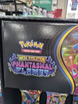 Sealed Pokemon TCG "Mega Evolution Phantasmal Flames" booster packs. - Image 2