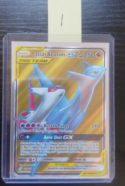Pokemon TCG Latias & Latios GX (Full Art) 169/181 Tag Team Sm-Team Up Holo NM - Image 3