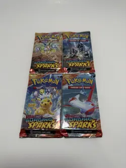 New Pokemon TCG Surging Sparks Booster Packs Set *Lot Of 4* Sealed - Image 1