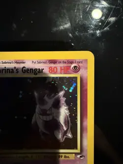 Pokemon TCG Sabrina's Gengar Gym Heroes 14/132 Unlimited Holo Rare Unplayed NM - Image 4