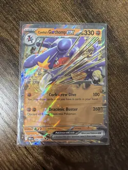 Cynthia's Garchomp ex 104/182 SV10: Destined Rivals NM Pokemon Double Rare - Image 1