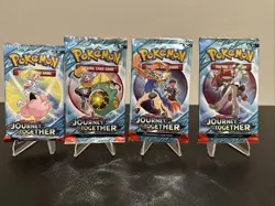 Pokemon Scarlet & Violet Journey Together 4x Booster Packs - new full art set - Image 1