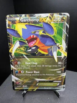 Pokemon TCG XY Garchomp EX XY09 Black Star Promo HP - Image 1