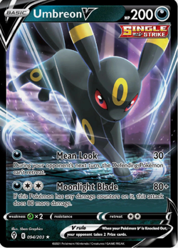 Umbreon V 94/203 Pokemon TCG Sword & Shield Evolving Skies Ultra Rare NM - Image 1
