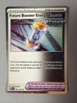Pokemon TCG * Paradox Rift * 164/182 Future Booster Energy Capsule Cosmos Holo - Image 1