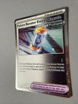 Pokemon TCG * Paradox Rift * 164/182 Future Booster Energy Capsule Cosmos Holo - Image 2